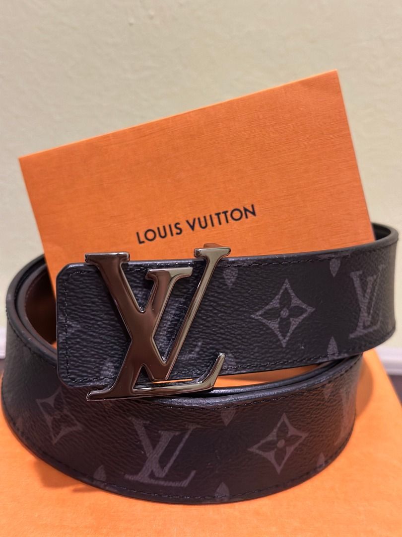Original Reversible Louis Vuitton Men Belt (Black)