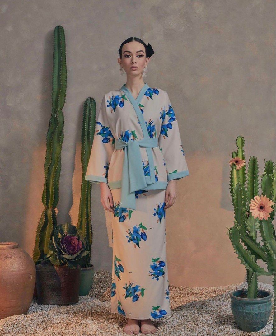 Baju kurung ala kimono top