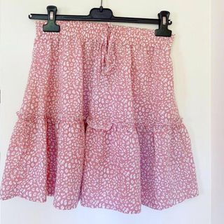 pink leopard skirt