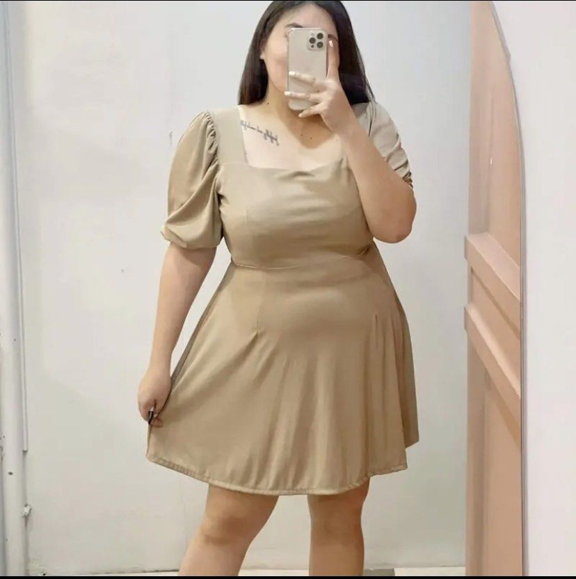 Plus Size Knitted Plain Squareneck Dress (Category: Dresses) located in Quezon City. Submitted by patsutsay21 (Listing ID 1224919408, Image 1). Description: Plus Size Knitted Plain Squareneck Dress Brand New Never worn.