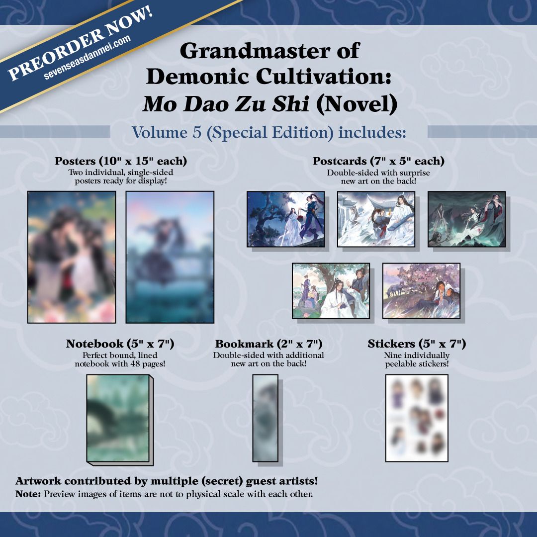 PO Grandmaster of demonic cultivation Vol 5 Barnes & Noble Edition (Mo Dao Zu Shi) by Mo Xiang