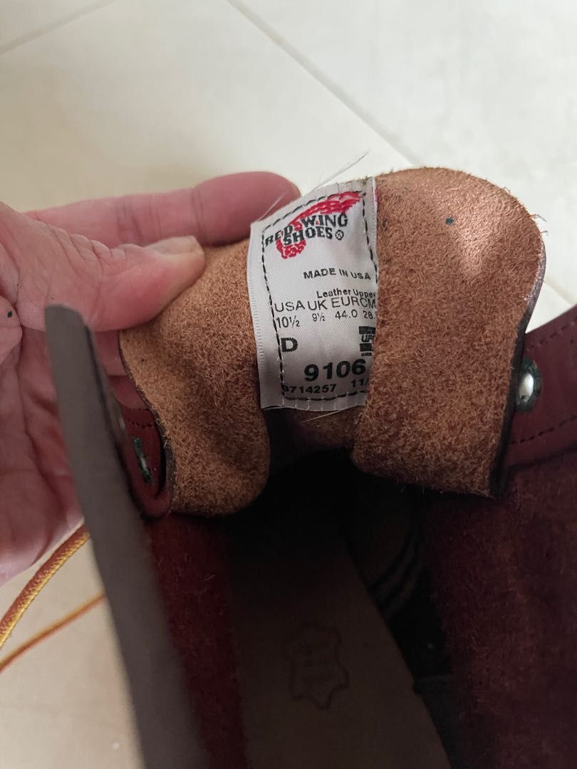 Redwing boot US 10, 男裝, 鞋, 靴- Carousell