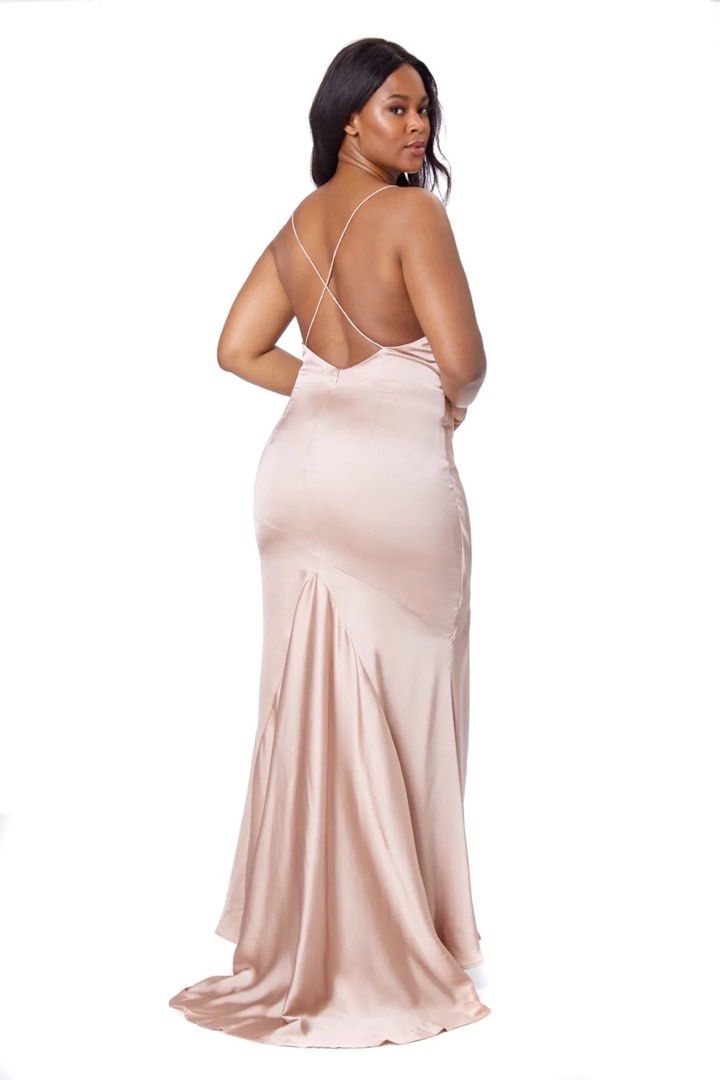 Jarlo roxanne shop satin gown