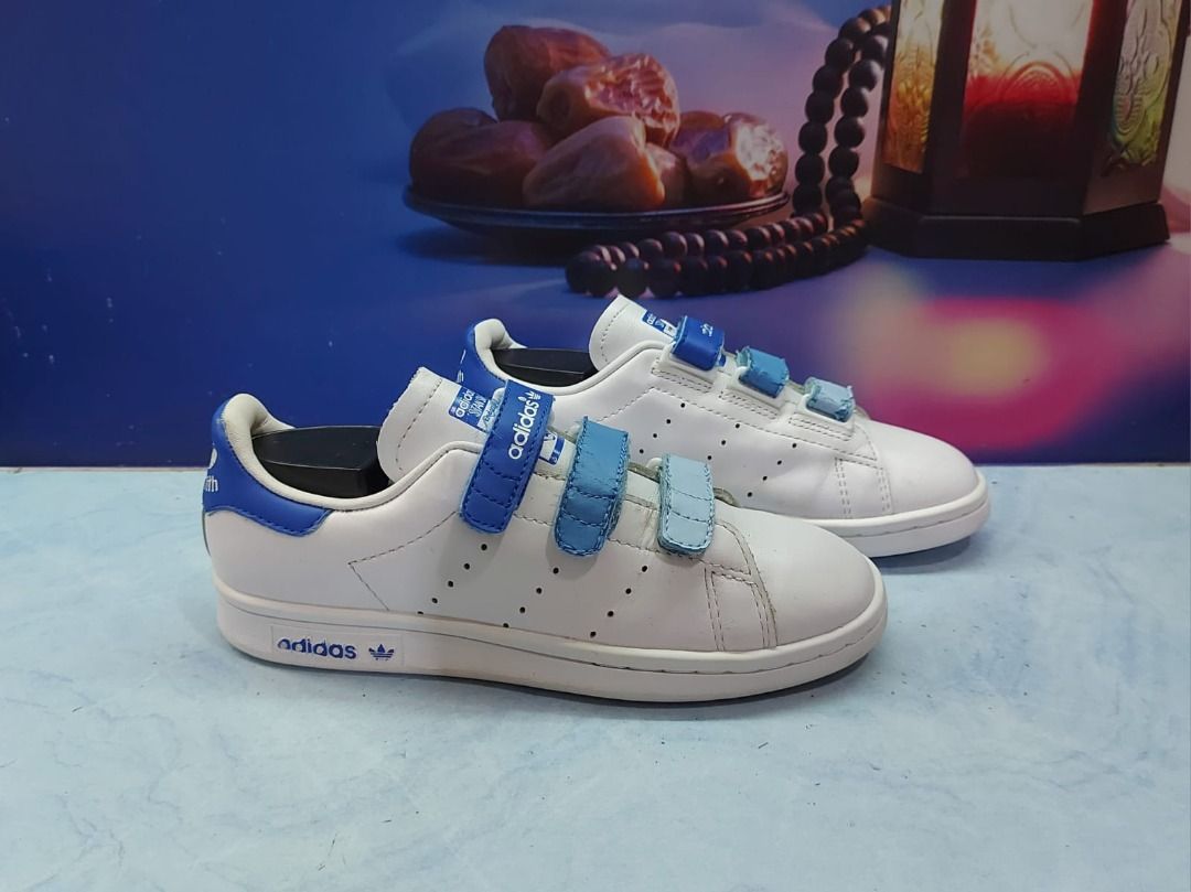Sepatu Anak Adidas Stan Smith AQ5369 Blue Kids size 36