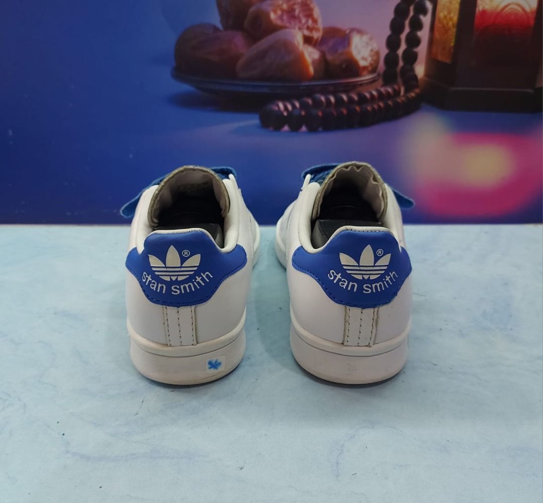 Sepatu Anak Adidas Stan Smith AQ5369 Blue Kids size 36