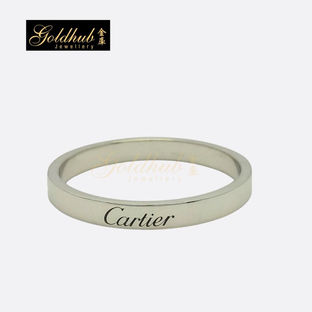 Cartier love wedding band platinum shop