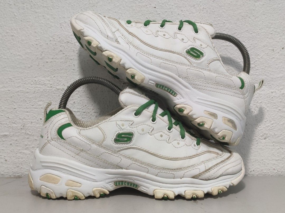 Skechers d'lites hot sale 2 mens green
