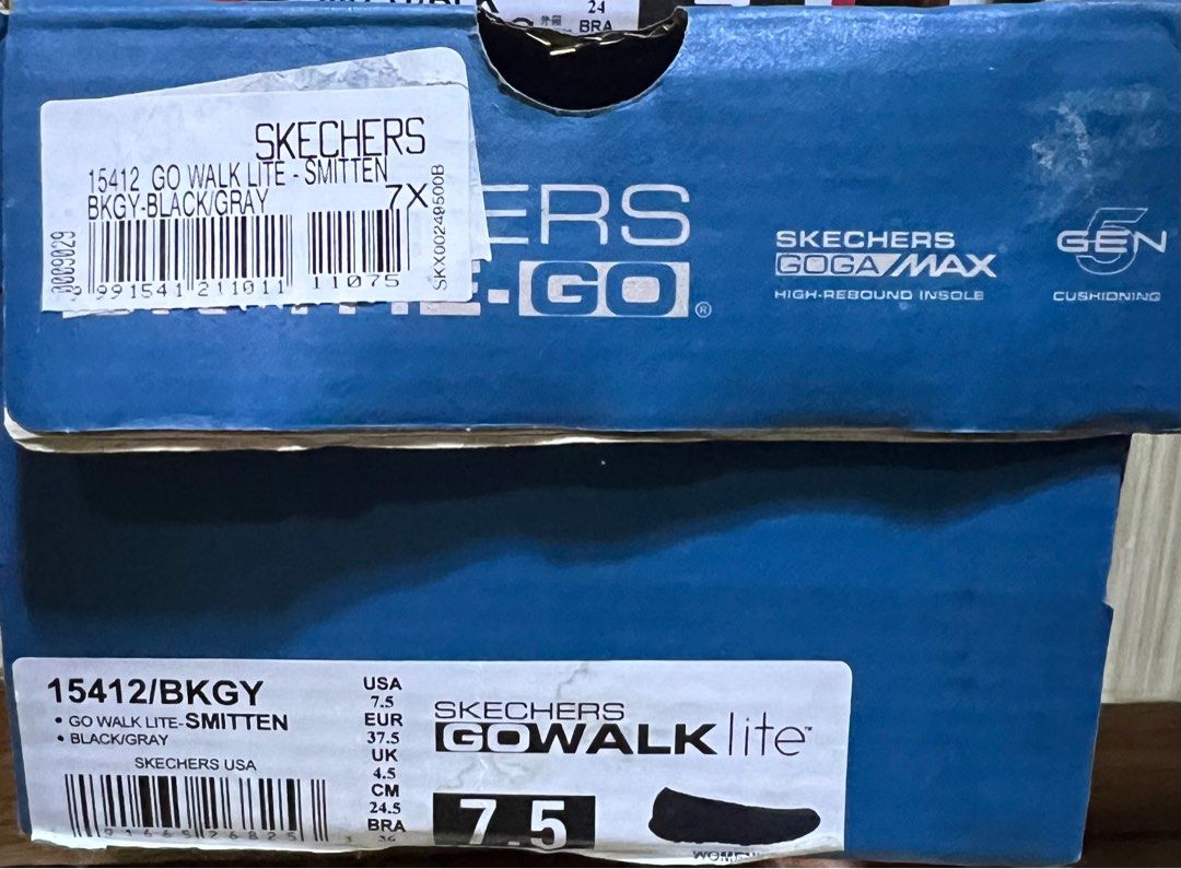Skechers Go Walk Lite Smitten Black Shoes Women s Fashion