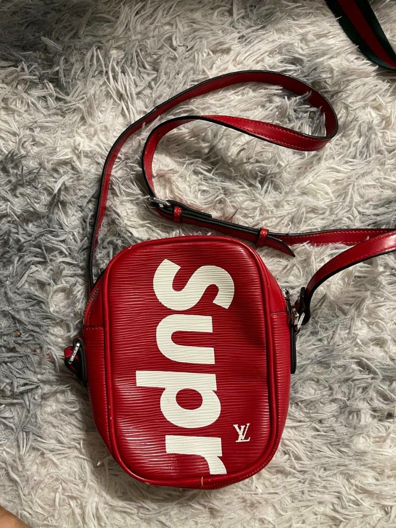 Supreme x LV Sling bag, Men's Fashion, Bags, Sling Bags on Carousell
