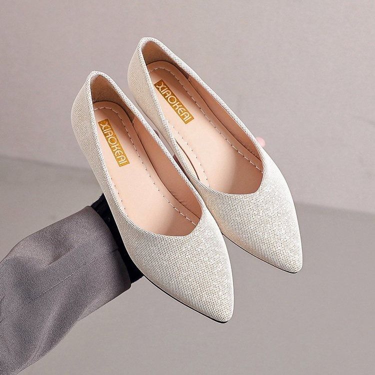 Soft and Comfortable Shimmering Gold or Silver Ballerina Flats