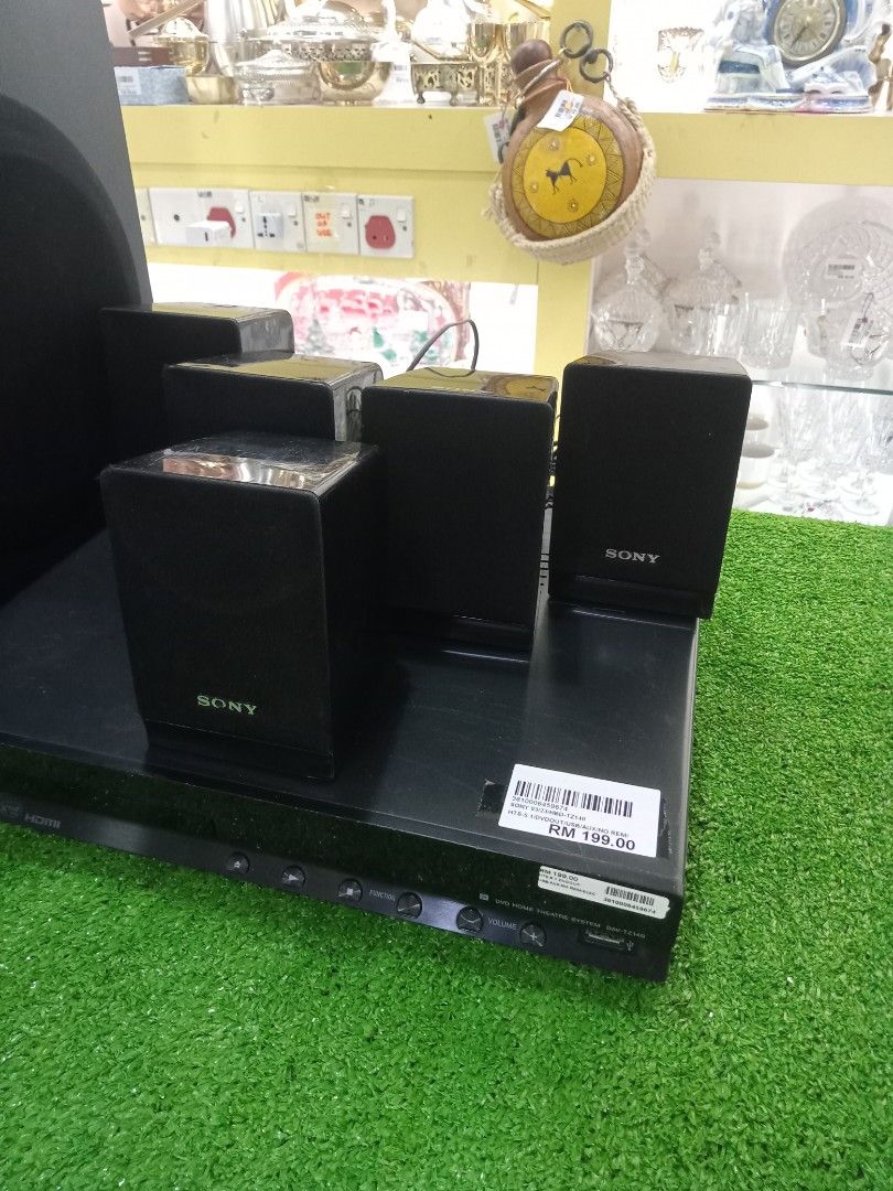 Sony HBDTZ140 Home Theater System DVD Player With 5.1 Channel Speakers