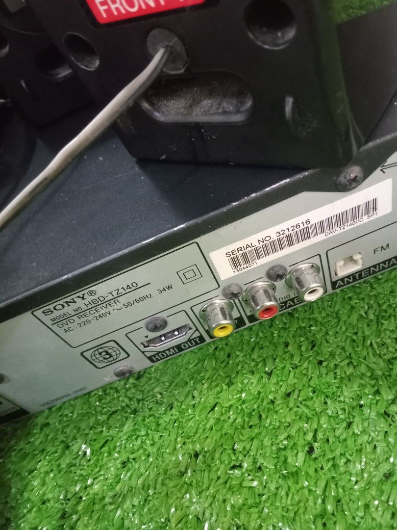 Sony HBDTZ140 Home Theater System DVD Player With 5.1 Channel Speakers