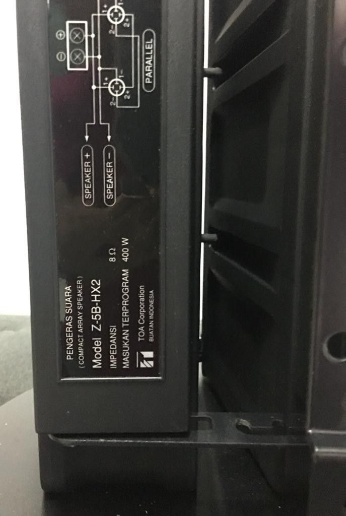 Speaker Line Array Toa Z-5B-HX2, Elektronik, Audio di Carousell