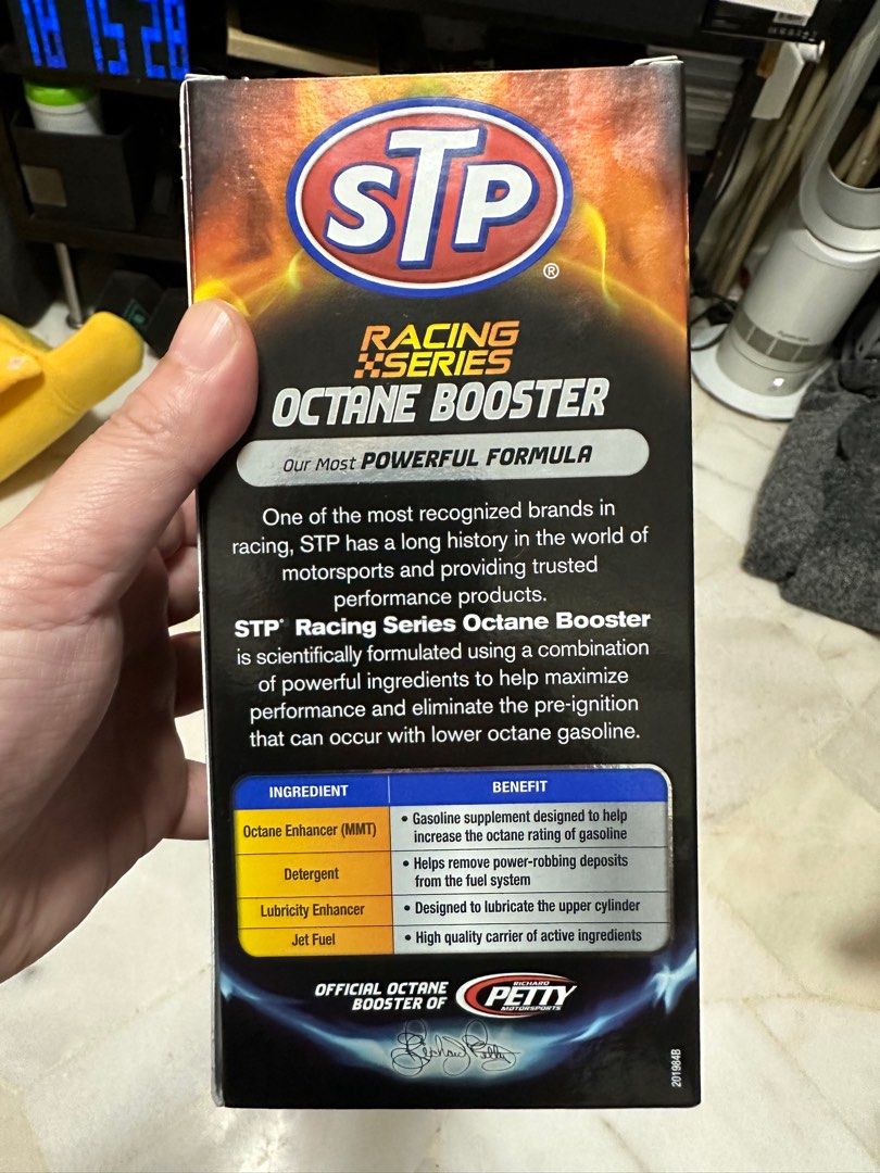 STP Racing series octane booster, Car Accessories, Accessories on Carousell