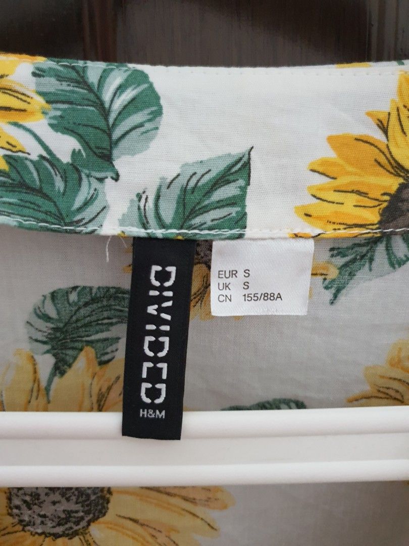 Sunflower babydoll dress, Women's Fashion, Dresses & Sets, Dresses on