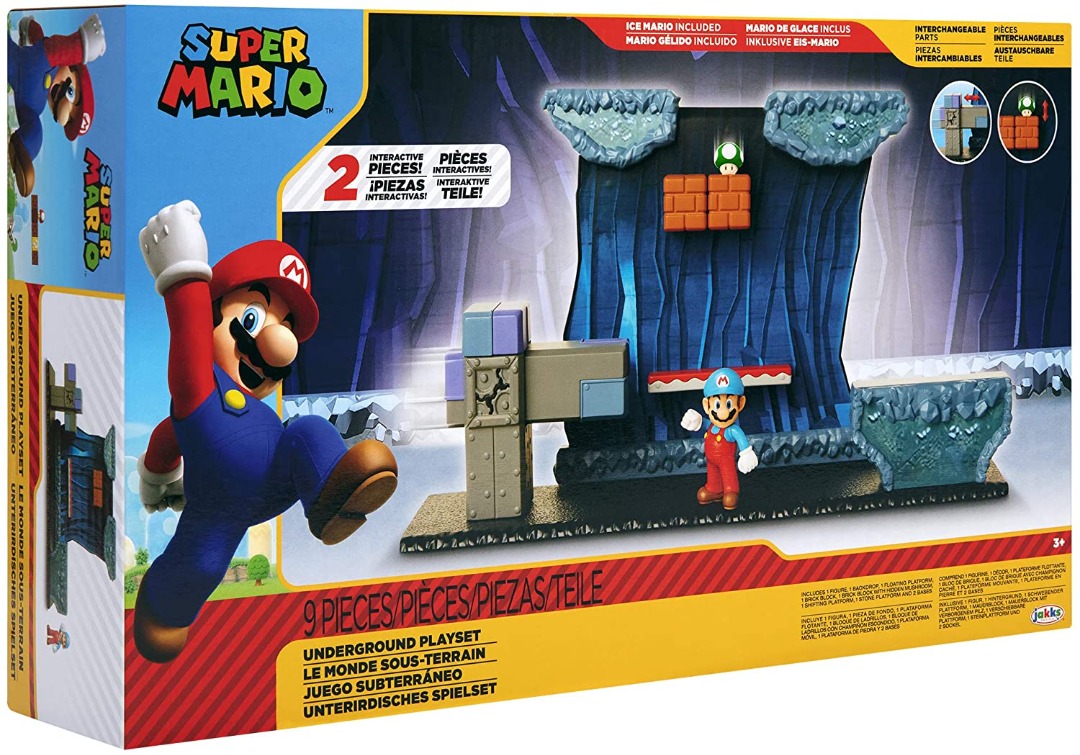 Super Mario Underground Playset, 興趣及遊戲, 玩具 & 遊戲類 - Carousell