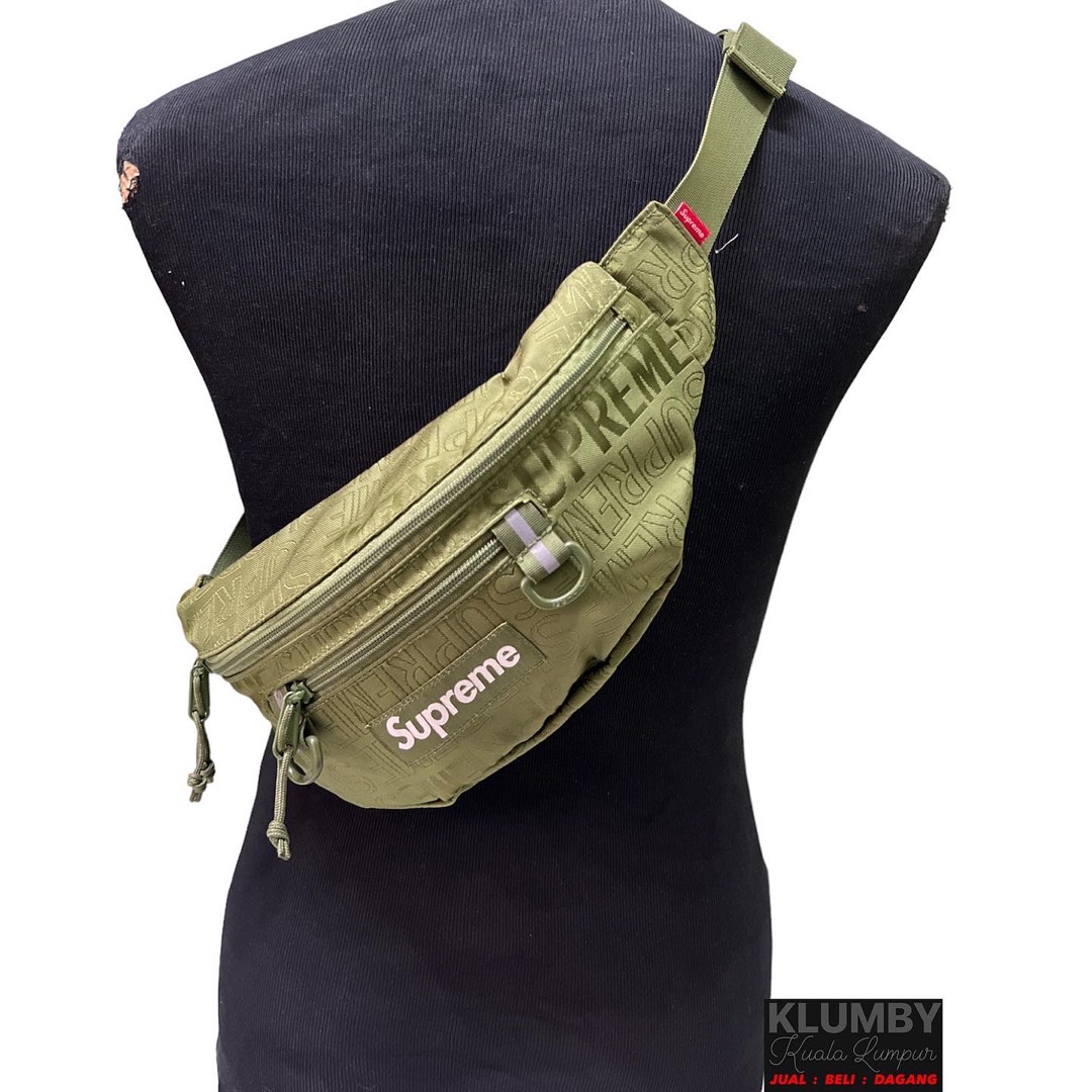 Supreme waist bag ss19 olive 2025