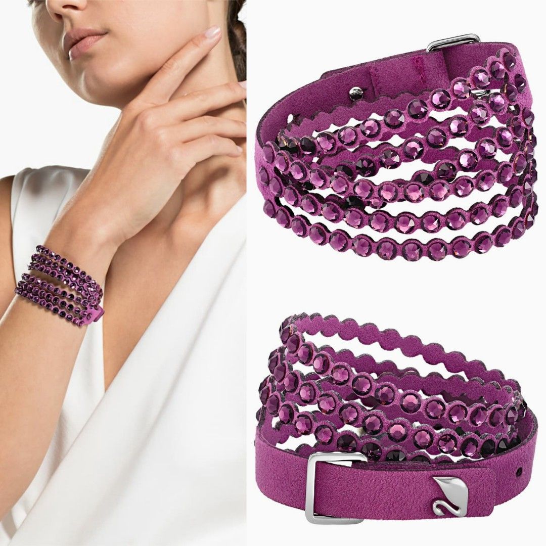 Swarovski purple bracelet shop
