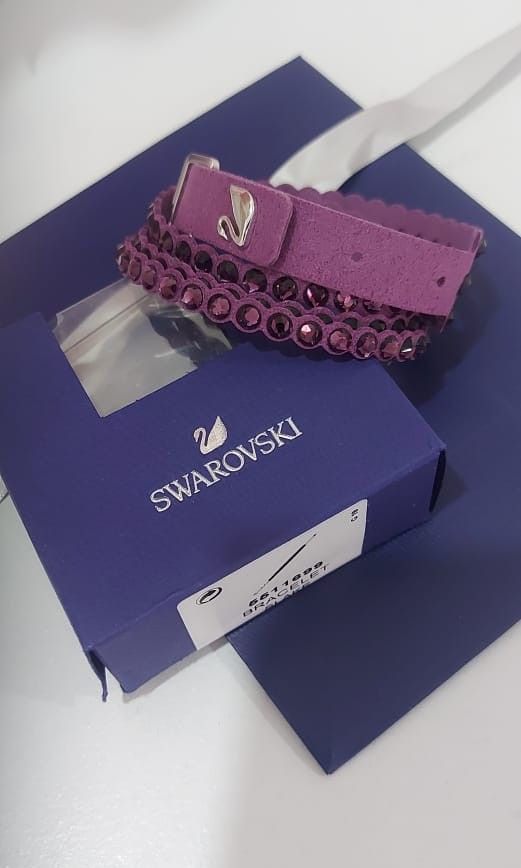 Swarovski Power Collection Slake Crystal Bracelet Purple