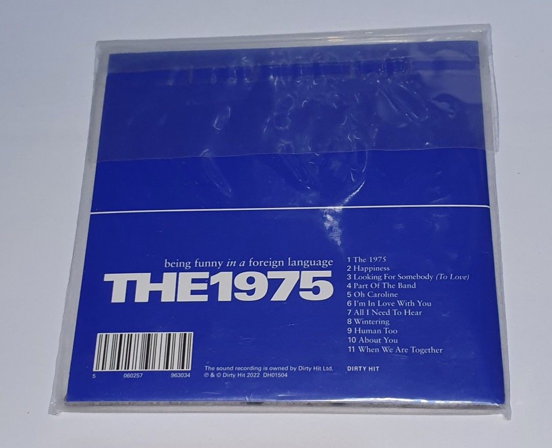 The 1975 - Being funny in a foreign language - Audio CD (Category: CDs & DVDs) located in Quezon City. Submitted by serefrenpaz (Listing ID 1225042947, Image 2). Description: Good Day Buyers. Here are the payment options GCash - 09164862096 Bank Deposit - BPI, BDO, Unionbank, Landbank Palawan, Cebuana Meet Up - McDo Kamias, Jolibee Anonas Kamias Intersection or KFC Anonas Delivery Options JRS - +120 Pesos shipping cost for JRS within Metro Manila
