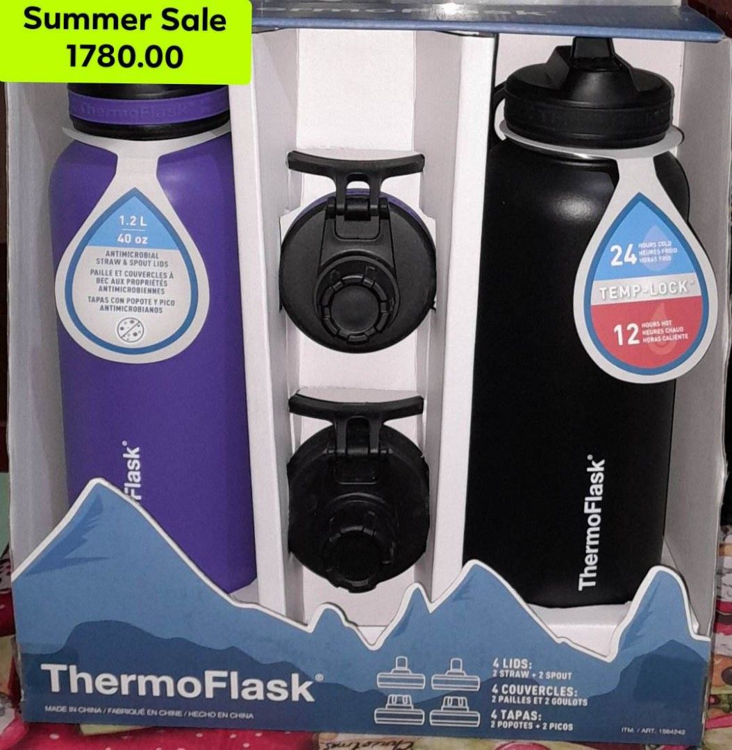 THERMOFLASK TUMBLER FOR HOT AND COLD WATER, Furniture & Home Living