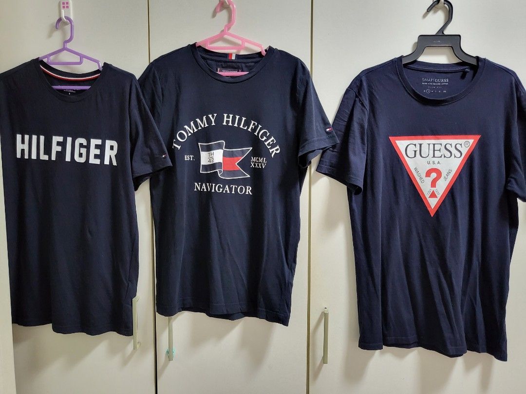 Legit genuine original Tommy Hilfiger the Guess t Shirt tee size S 3 for 130. 1 for 60