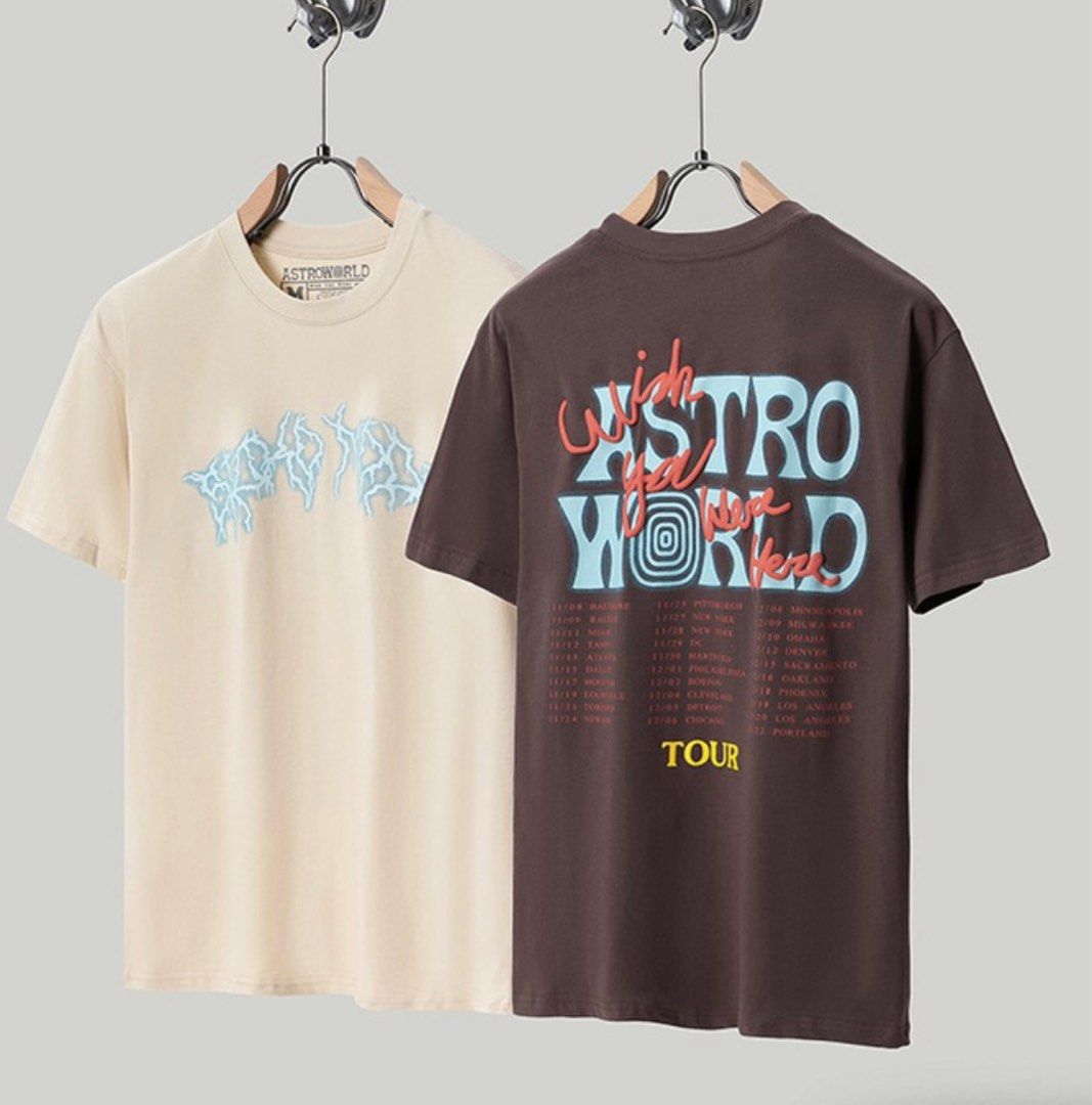 Travis Scott Astroworld Travis Scott Cotton T-Shirt Astroworld Cactus Jack  Cotton T-Shirt, 6 : : Fashion