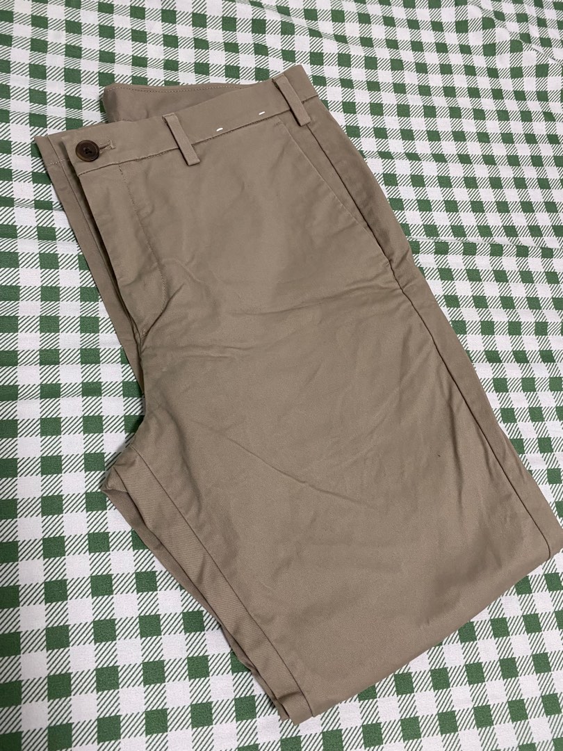 Uniqlo Chino Brown Pants on Carousell