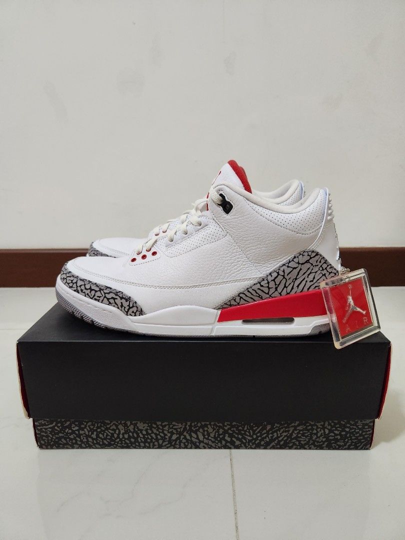 US 12 Air Jordan 3 Retro Hall of Fame Katrina Men s Fashion