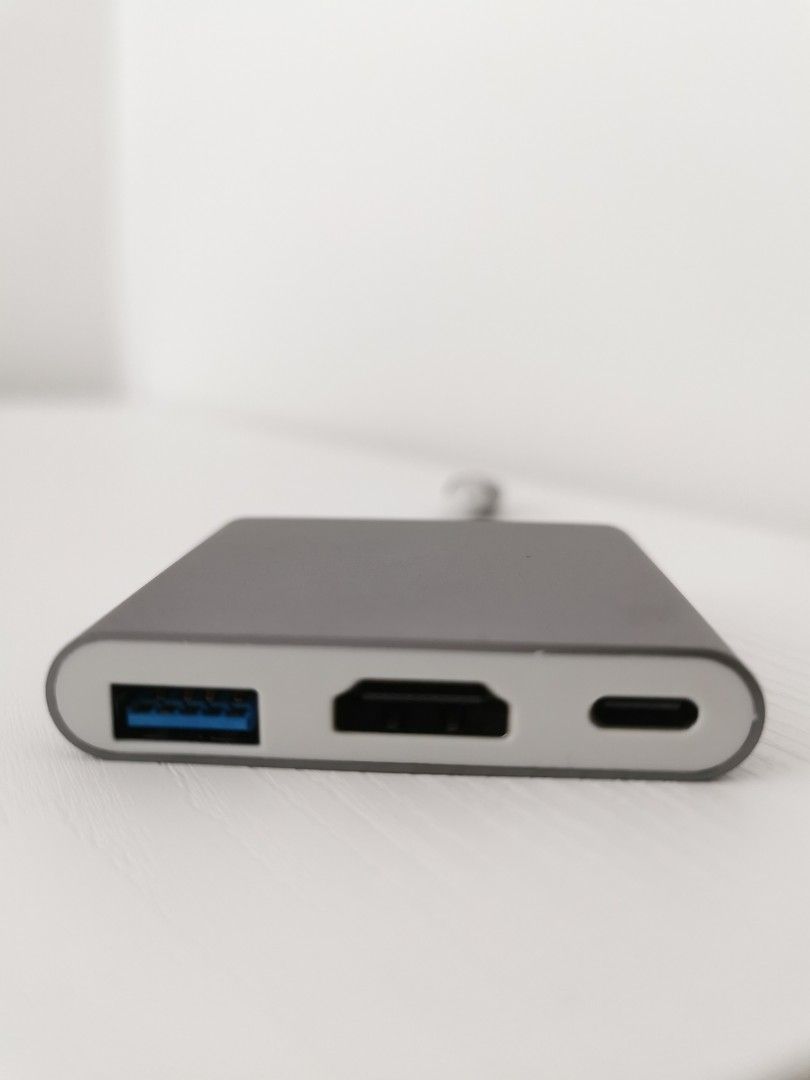 Usb c type to hdmi with usb and pd computers tech parts