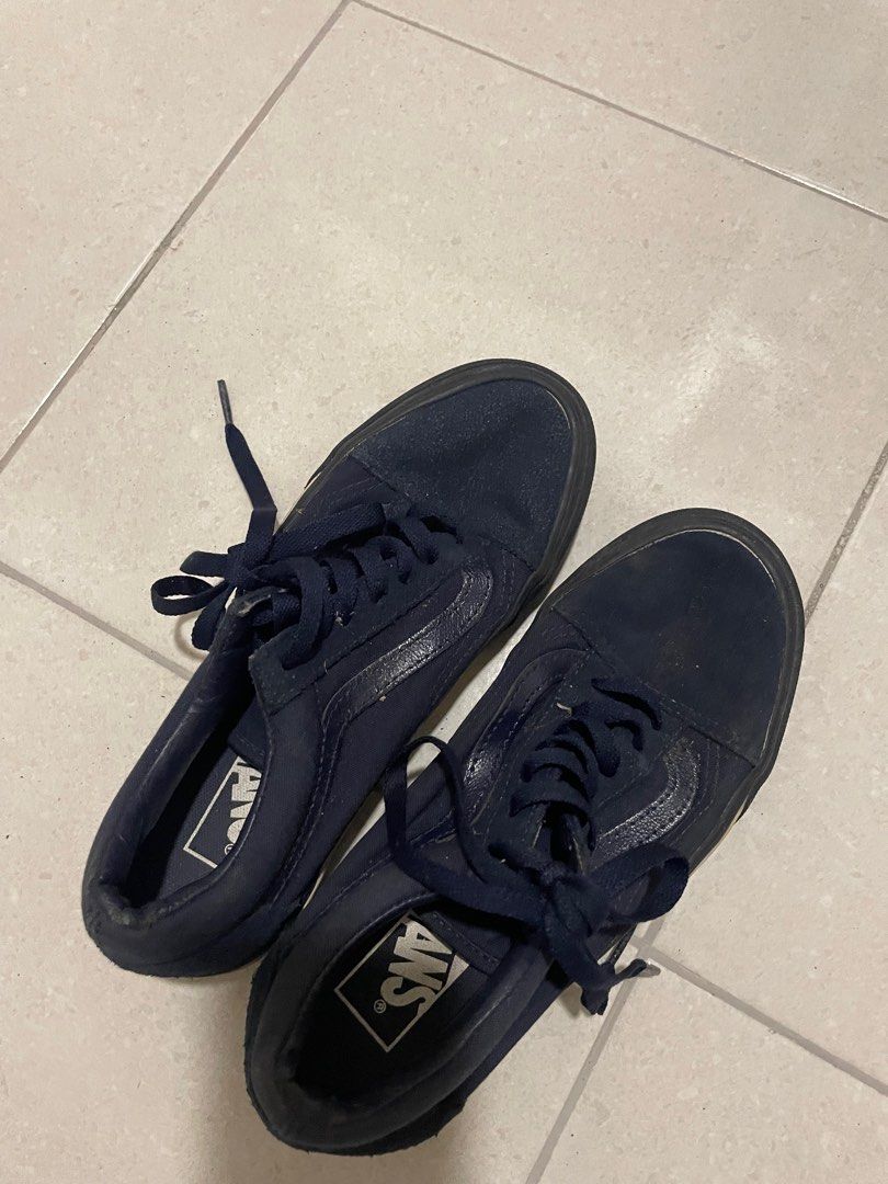 Vans old skool online mono blue