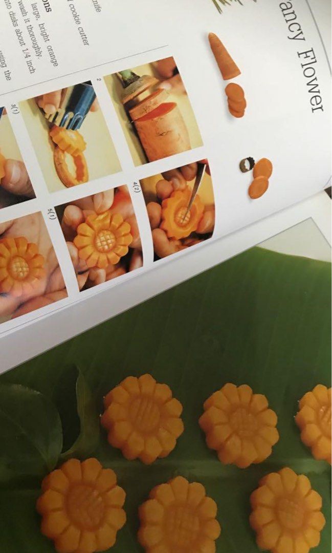 Vegetable and fruits carving book, Hobbies & Toys, Books & Magazines