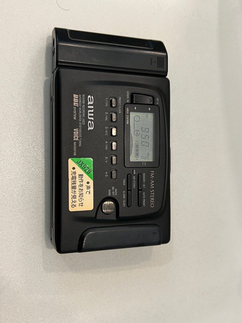 Vintage Aiwa JX-929 Walkman Cassette Tape Player