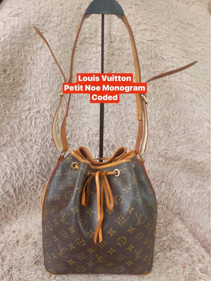 Louis Vuitton Petit Noe Vintage Bucket Bag, Women's Fashion, Bags &  Wallets, Tote Bags on Carousell
