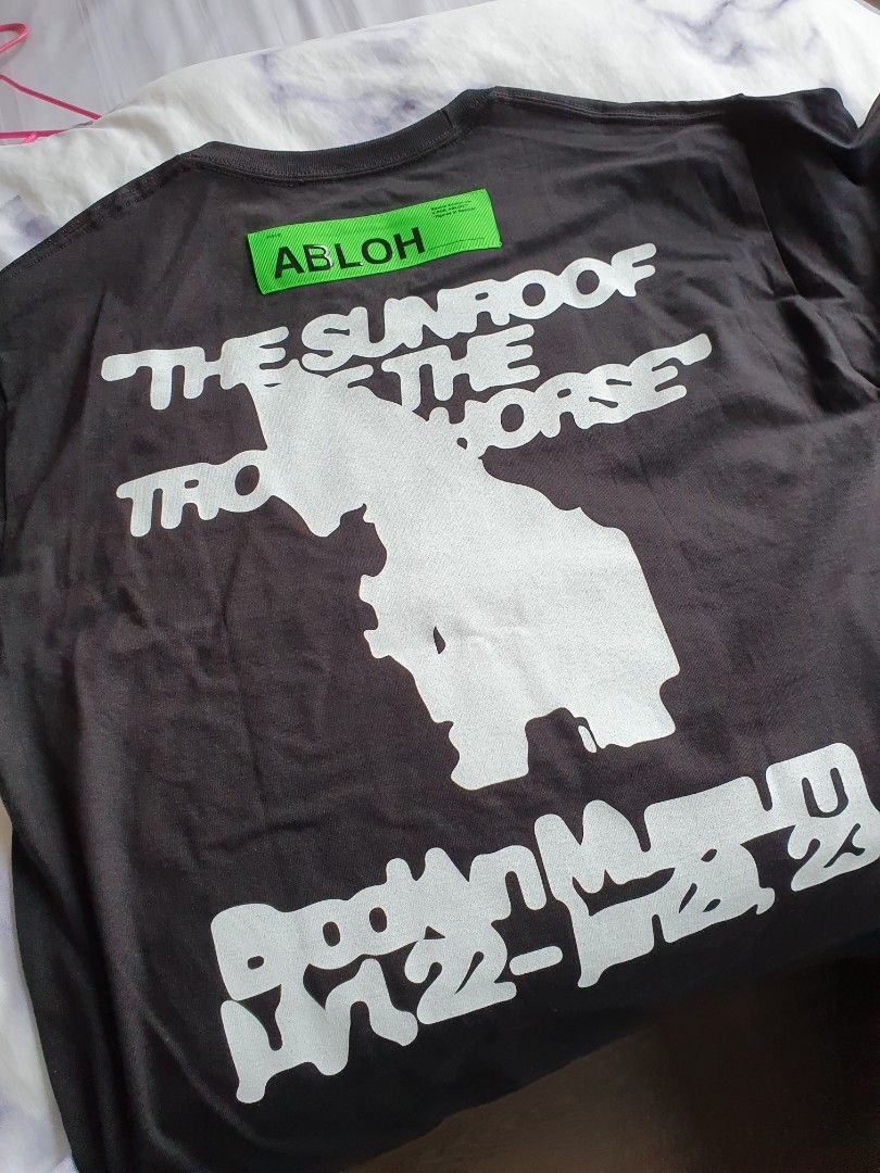 Virgil Abloh Brooklyn Museum Sunroof Trojan Horse T-shirt White