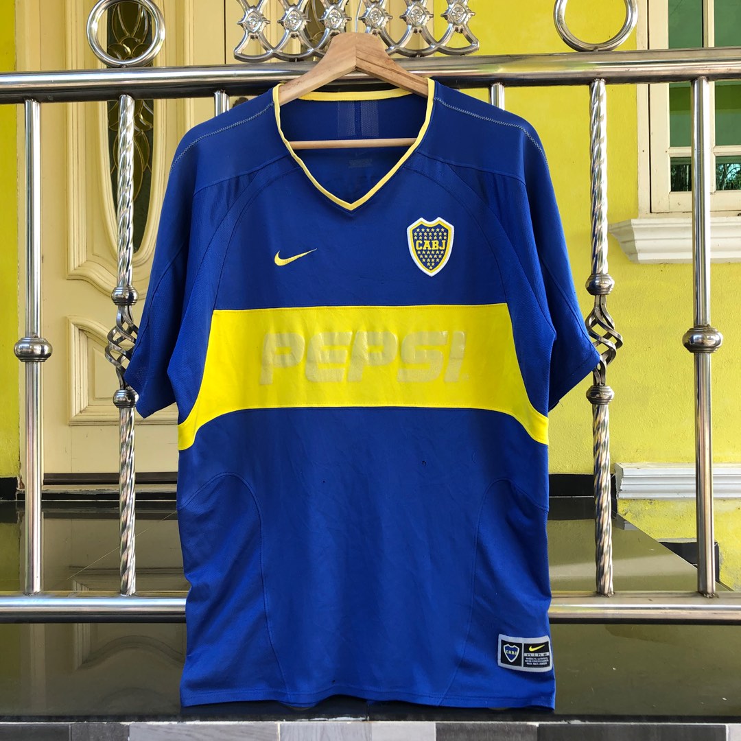 Vtg Nike Boca Juniors Argentina Football Club Jersey, Men's Fashion