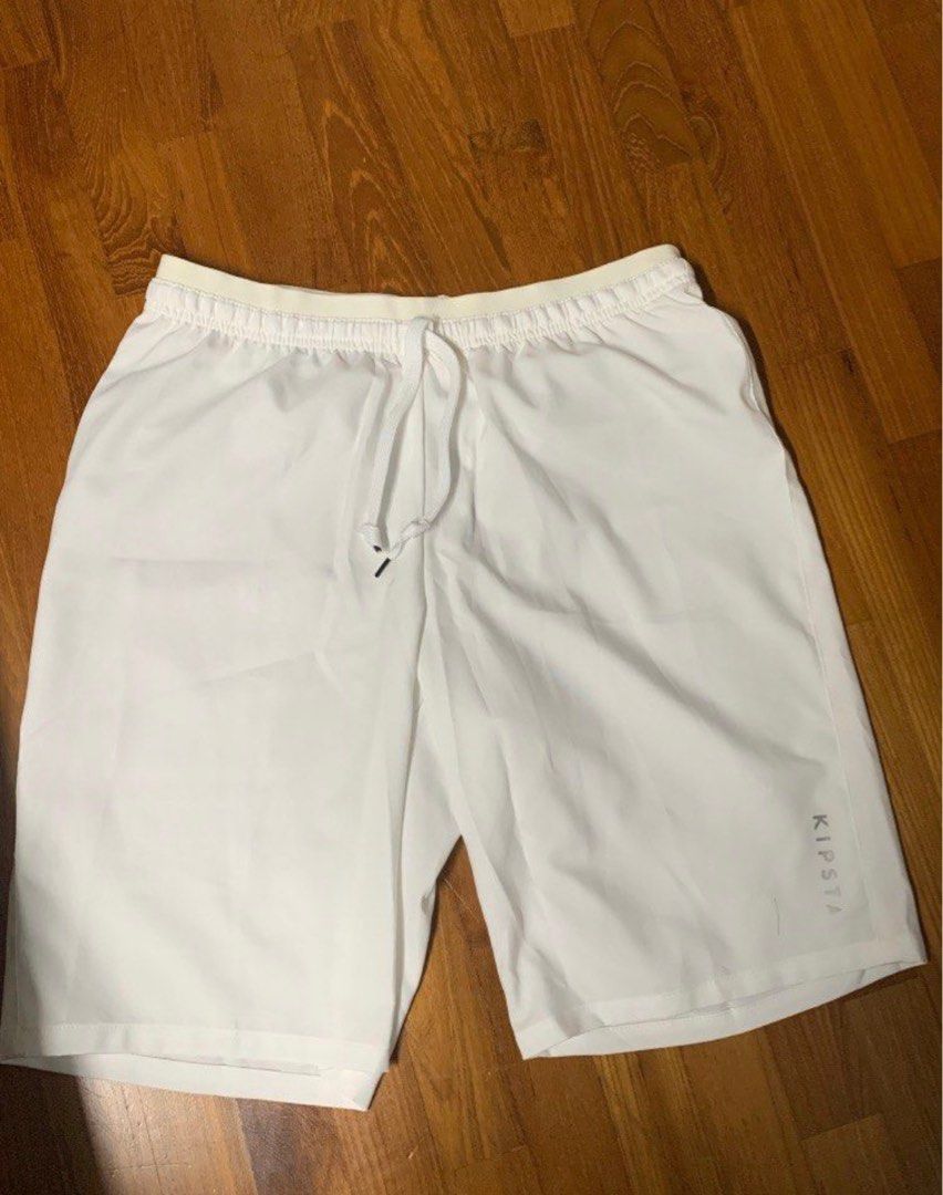 White soccer shorts Men s Fashion Bottoms Shorts on Carousell