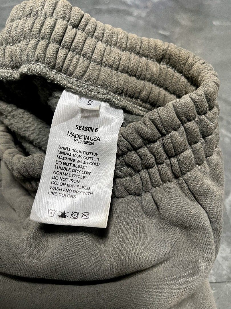 Yeezy season 6 cotton jogger hotsell