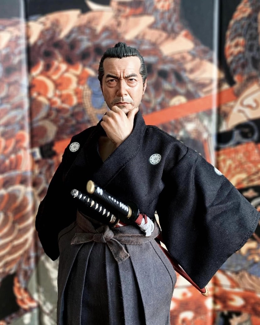 Yojimbo Toshiro Mifune - 1/6 Scale Custom Figure (compatible with hot ...