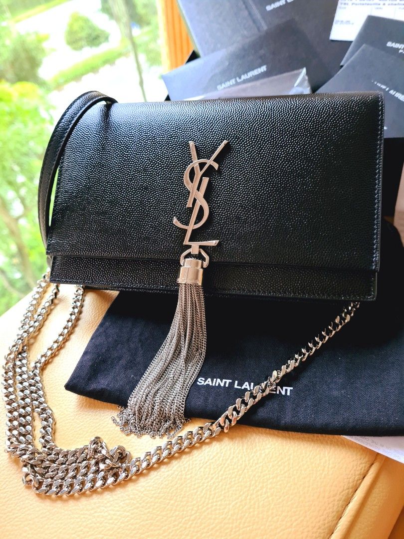 Ysl sling bag with tassel sale