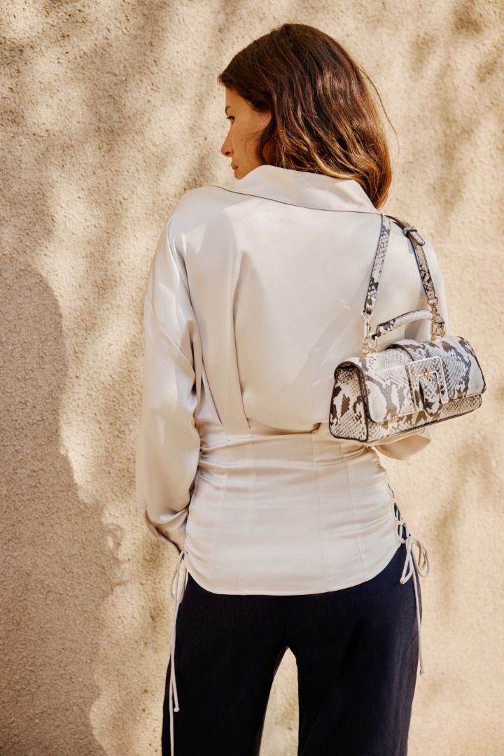 Zara tailored satin shirt Clearance