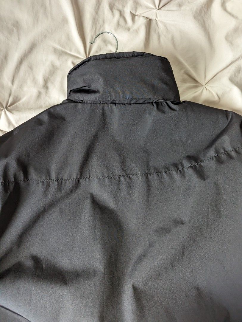 Zara technical jacket coat hoodie retractable hoodie with lining but