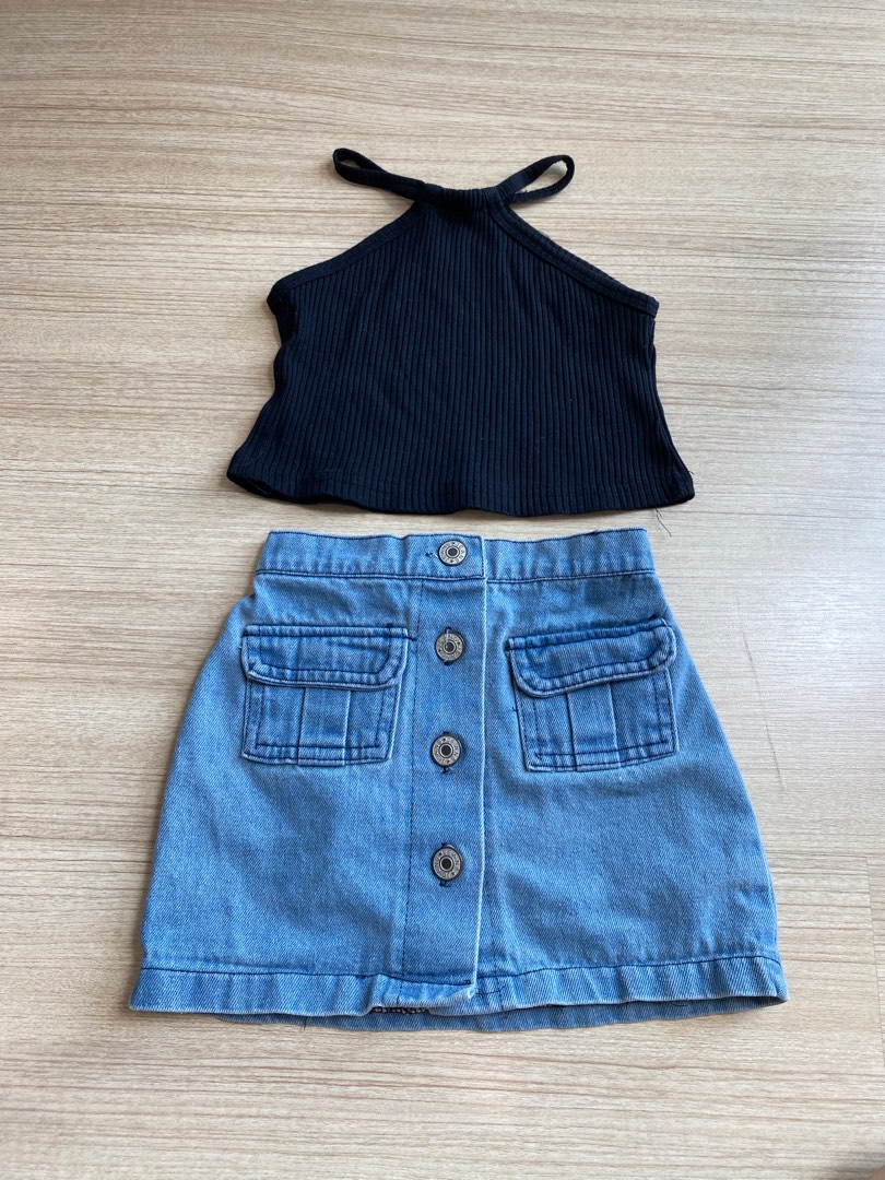 Baby jean 2024 skirts