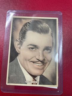 1930年代 英國🇬🇧State Express 555 大張電影明星煙標 - Clark Gable
