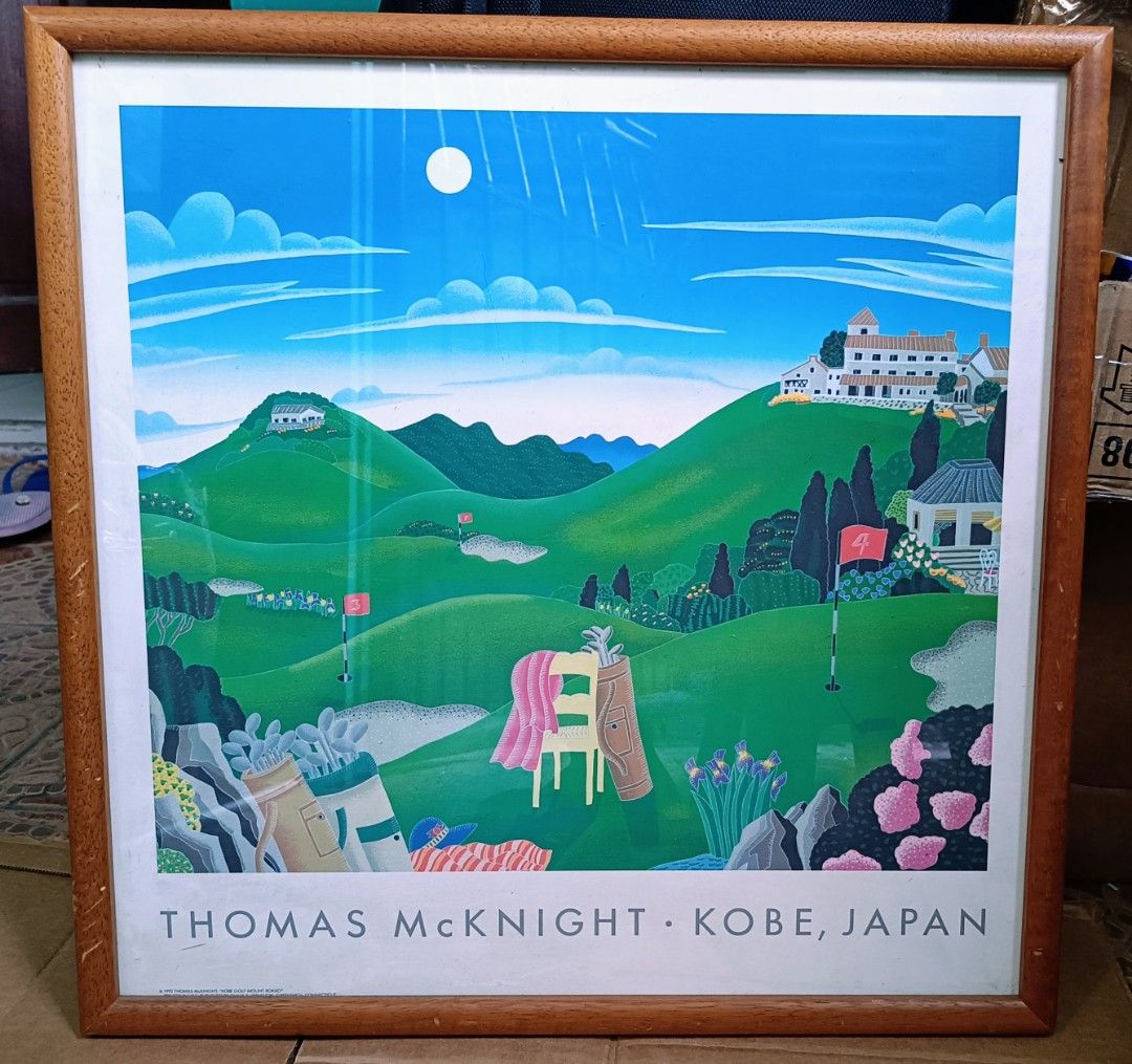 1992 Authentic Thomas McKnight Silkscreen on Paper 