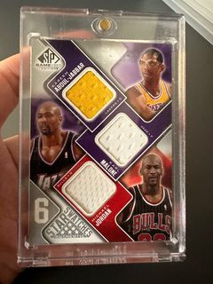 2009-10 SP GameUsed 6 Star Swatches JORDAN, PIPPEN, STOCKTON