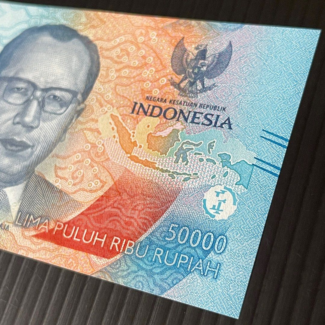 2022 INDONESIA 50,000 50000 RUPIAH TAS 333333 P-167 UNC > DR. H ...