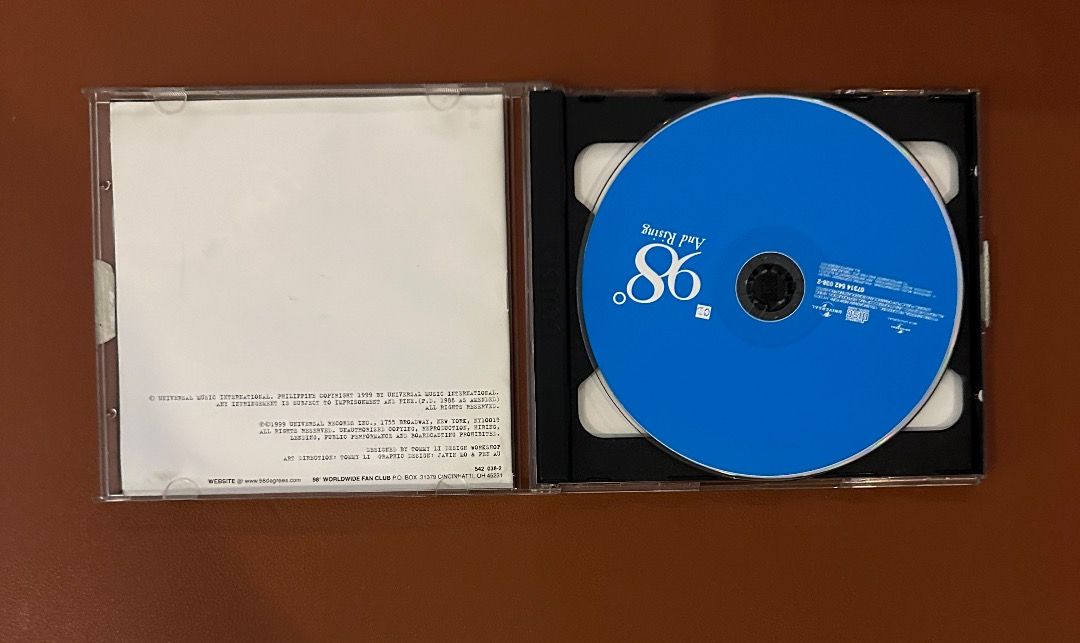 98 - And Rising CD+BONUS TRACK + VCD, Hobbies & Toys, Music & Media, CDs &  DVDs on Carousell