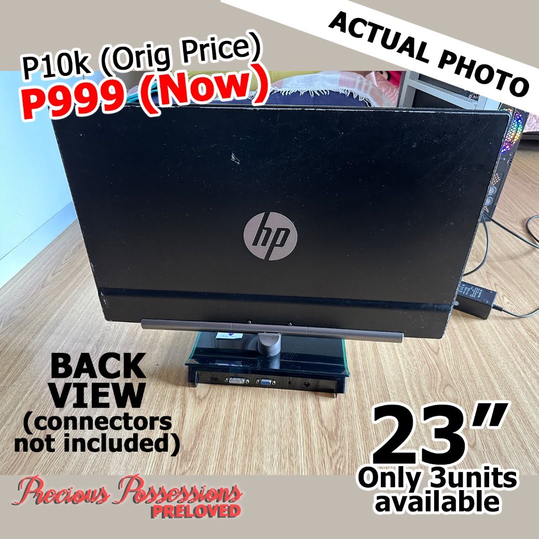 📣📣📣 23 inches HP Computer Monitor from 10k to Only 999 Now!, Computers