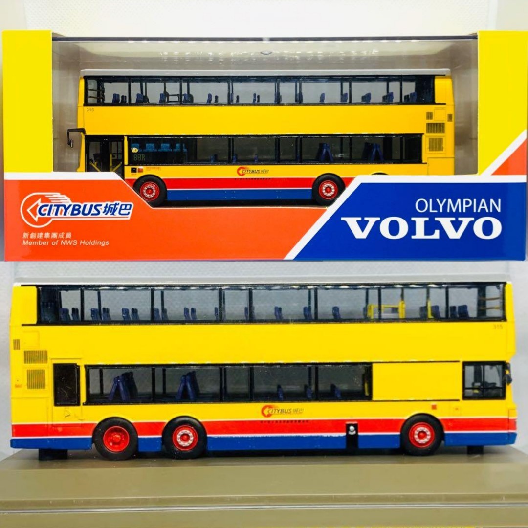 全新城巴CTB 315 富豪奧林比安Volvo Olympian 88R 1:76 巴士模型, 興趣 